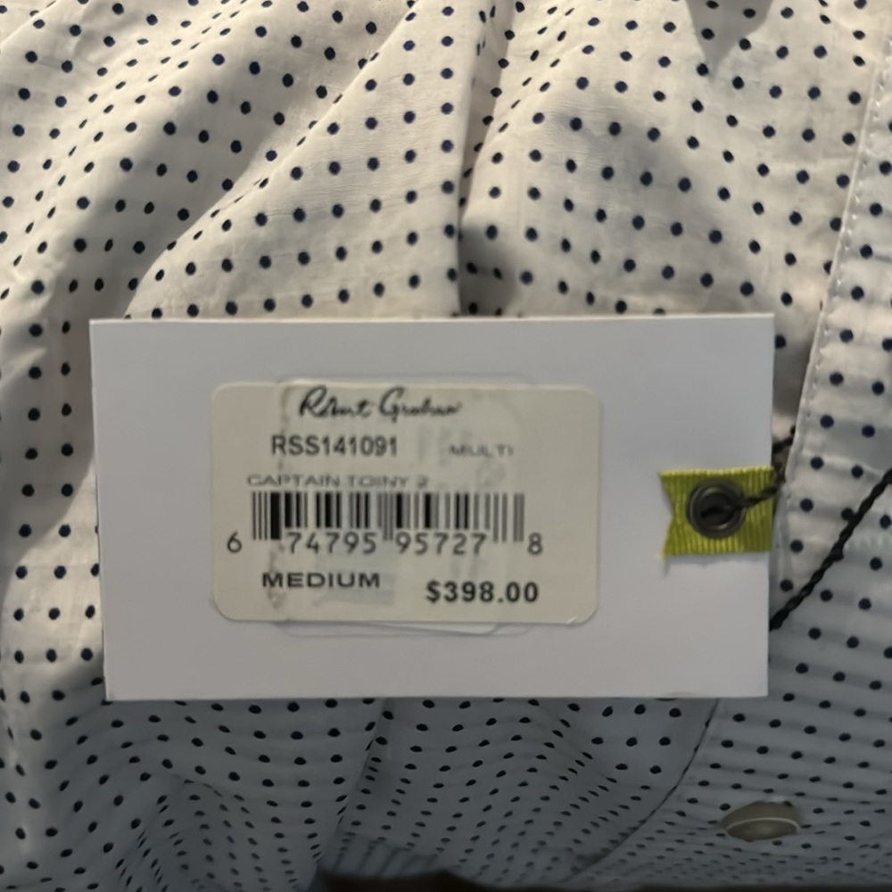 Robert Graham “Captain Toiny 2” pin dot button down shirt - Picture 4 of 4